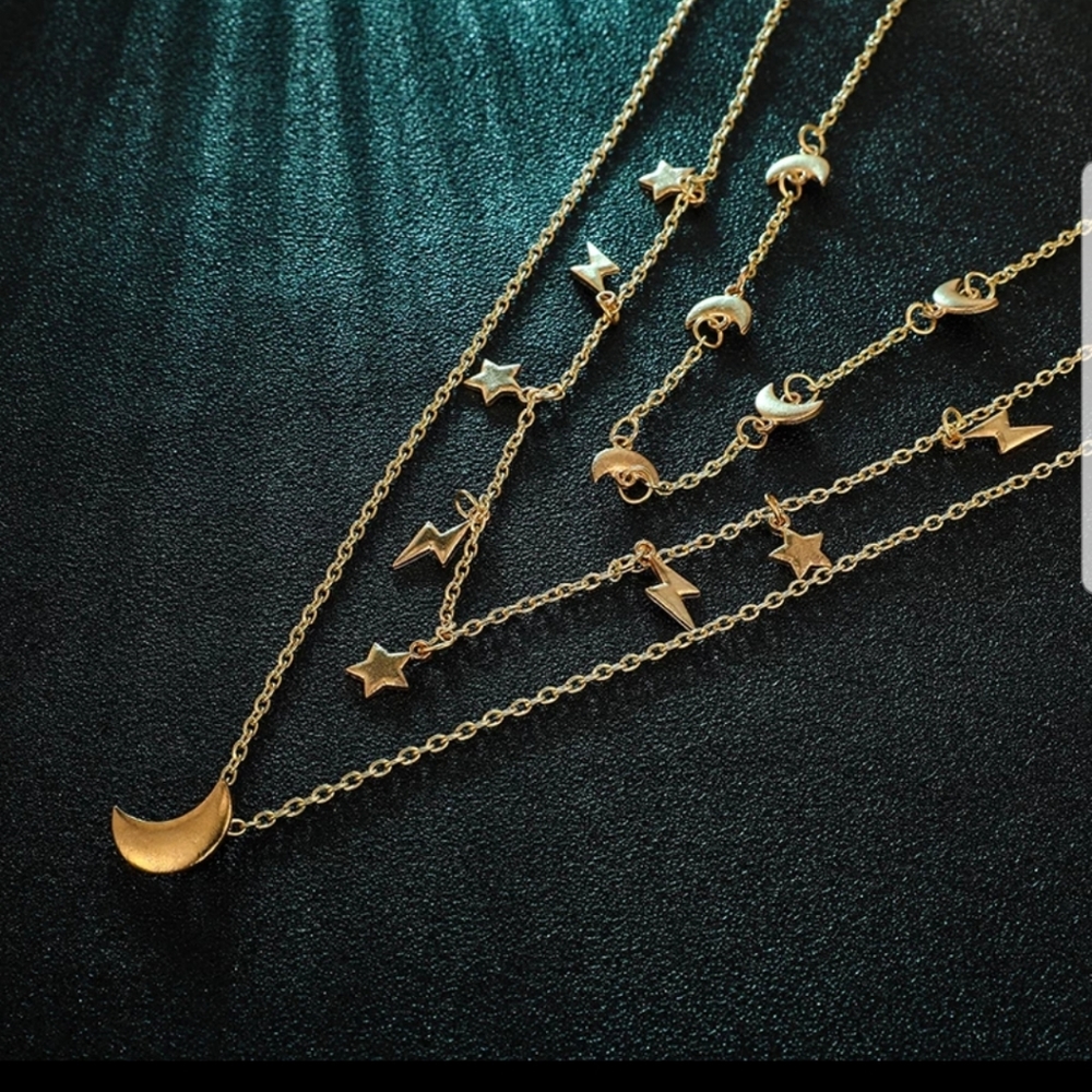 ☆Lianna☆ Cosmic Layered Necklace - Picture 2 of 6